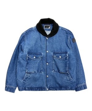 画像1: PHINGERIN FLOAT DENIM BLOUSON BLUE