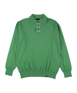 画像1: PHINGERIN DOUBLE KNIT POLO GREEN