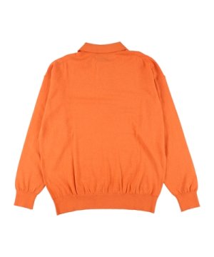 画像2: PHINGERIN DOUBLE KNIT POLO ORANGE