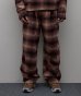 画像5: BAL PLAID WIDE MOUNTAIN PANT BROWN