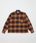 画像1: BAL FLANNEL HALF ZIP SHIRT (1)