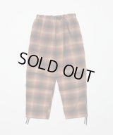 BAL PLAID WIDE MOUNTAIN PANT BROWN