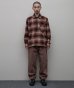 画像3: BAL PLAID WIDE MOUNTAIN PANT BROWN