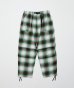 画像1: BAL PLAID WIDE MOUNTAIN PANT GREEN (1)