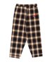 画像2: PHINGERIN NIGHT PANTS OMBRE PLAID BROWN (2)