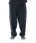 画像3: PHINGERIN NIGHT PANTS OMBRE PLAID NAVY (3)