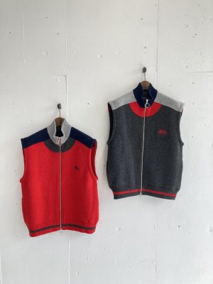 画像1: COGNOMEN KNIT TRACKSUIT VEST