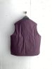 画像4: PWA TWO-FACE QUILTED VEST DARK BURGUNDY