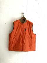 PWA TWO-FACE QUILTED VEST CINNAMON ORANGE