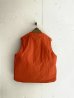 画像4: PWA TWO-FACE QUILTED VEST CINNAMON ORANGE