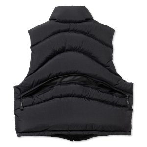 画像2: ROTOL CURVY DOWN VEST BLACK