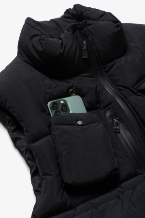 画像4: ROTOL CURVY DOWN VEST BLACK