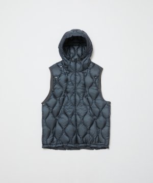 画像1: BAL / TAION REMOVABLE SLEEVE DOWN JACKET BLUE GRAY