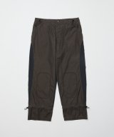 BAL PIGMENT NYLON TRACK PANT DARK BROWN