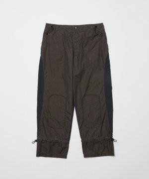 画像1: BAL PIGMENT NYLON TRACK PANT DARK BROWN