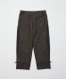 画像1: BAL PIGMENT NYLON TRACK PANT DARK BROWN (1)