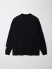 画像3: gim context GIM Potato Chips Hand-crochet Long SleeveT-shirt Black (3)