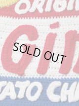 gim context GIM Potato Chips Hand-crochet Half SleeveT-shirt Black