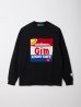 画像1: gim context GIM Potato Chips Hand-crochet Long SleeveT-shirt Black (1)