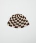 画像1: BAL HAND KNIT BUCKET HAT BROWN (1)