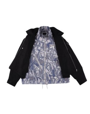 画像1: PHINGERIN ORIGINAL CAMO PHZ01 DOUBLE JACKET BLACK