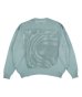 画像2: PHINGERIN WINDOW WEB SWEATER MOSS MINT