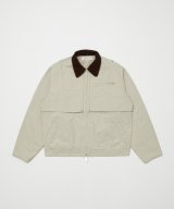 BAL COTTON CANVAS STEALTH POCKET WORK JACKET ECRU