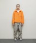 画像11: BAL DETACHABLE SLEEVE GRID FLEECE PULL OVER ORANGE