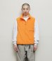 画像8: BAL DETACHABLE SLEEVE GRID FLEECE PULL OVER ORANGE