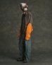 画像12: BAL DETACHABLE SLEEVE GRID FLEECE PULL OVER ORANGE