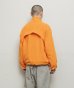 画像9: BAL DETACHABLE SLEEVE GRID FLEECE PULL OVER ORANGE