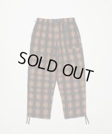 BAL PLAID WIDE MOUNTAIN PANT BROWN