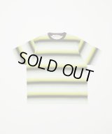 BAL GRADIENT STRIPE CREW NECK TEE MINT