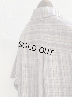 画像4: PWA LINEN MIX P/O SHIRT BEIGE CHECK