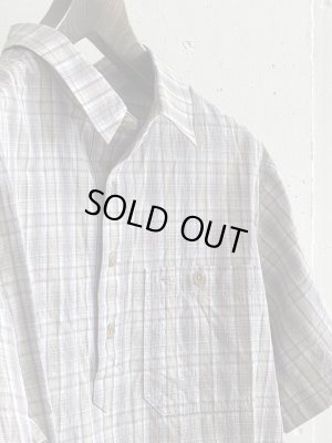 画像2: PWA LINEN MIX P/O SHIRT BEIGE CHECK
