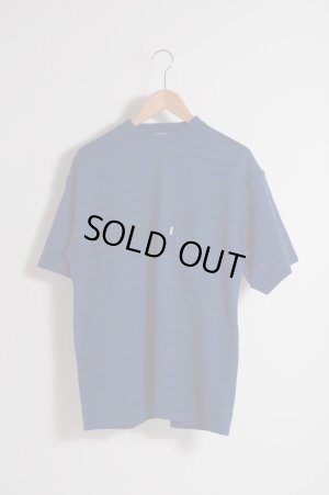画像1: TONE DOUBLE STITCH SS T SHIRT NAVY STRIPE