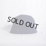 TONE TIED HAT NAVY CHECK
