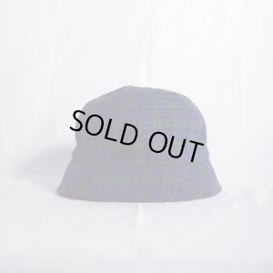 画像1: TONE TIED HAT NAVY CHECK