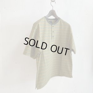 画像1: PWA STRIPED HENRYNECK S/S TEE MOJAVE
