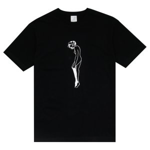 画像1: WHIMSY CATHIE TEE BLACK