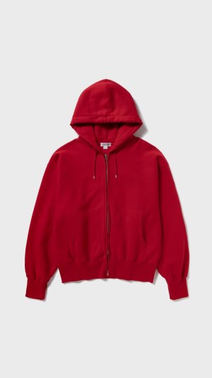 画像1: TONE ZIP UP PARKA RED