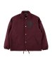 画像1: PHINGERIN WOOL MELTON COACH JACKET BURGUNDY (1)