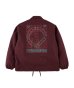 画像2: PHINGERIN WOOL MELTON COACH JACKET BURGUNDY