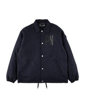 画像2: PHINGERIN WOOL MELTON COACH JACKET NAVY