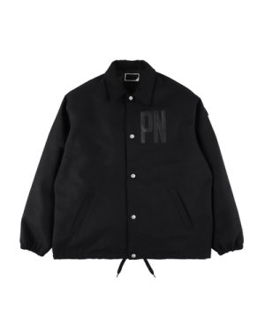 画像2: PHINGERIN WOOL MELTON COACH JACKET BLACK