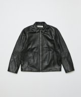 BAL TECH LEATHER ZIP JACKET