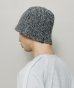 画像5: BAL MIXED HAND KNIT BUCKET HAT BLACK (5)