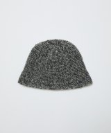 BAL MIXED HAND KNIT BUCKET HAT BLACK