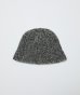 画像1: BAL MIXED HAND KNIT BUCKET HAT BLACK (1)