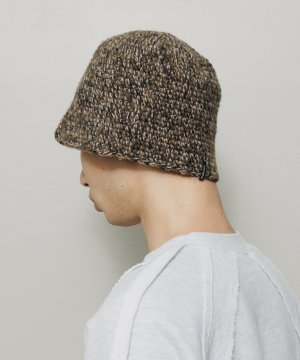 画像3: BAL MIXED HAND KNIT BUCKET HAT BROWN